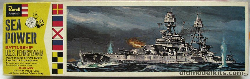 Revell 1/426 BB-38 USS Pennsylvania -  Sea Power  and Master Modelers Club Issue, H422-200 plastic model kit